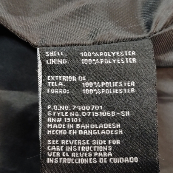 INTL Details Parka Jacket Women's Black Jacket Size 2X - Picture 9 of 9